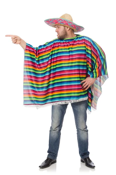 Funny mexican on white — Stock Photo, Image