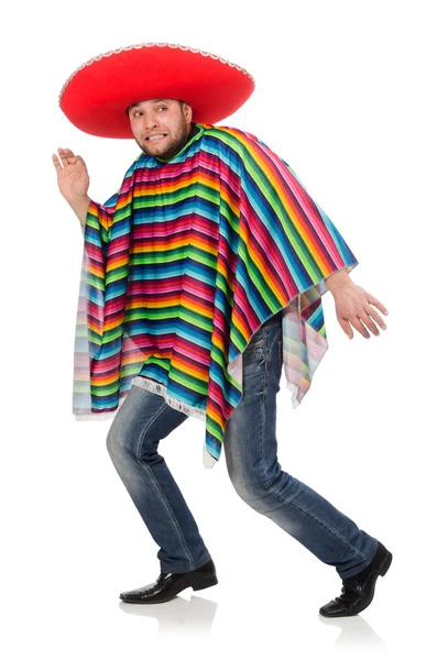 Funny mexican on white — Stock Photo, Image