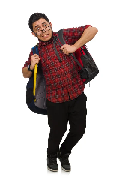 Young man with bags — Stock Photo, Image