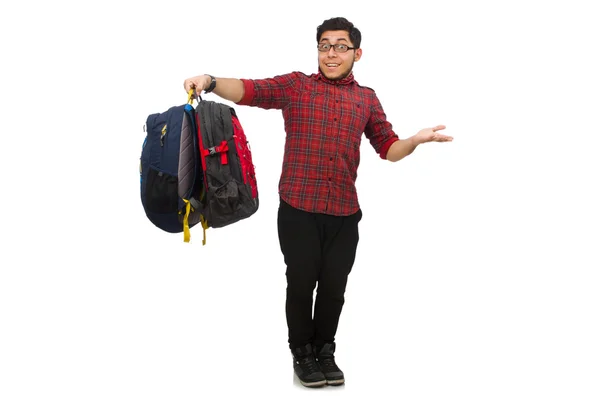 Young man with bags — Stock Photo, Image