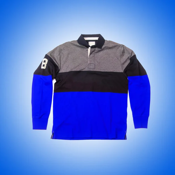 Męski sweter na niebiesko — Zdjęcie stockowe
