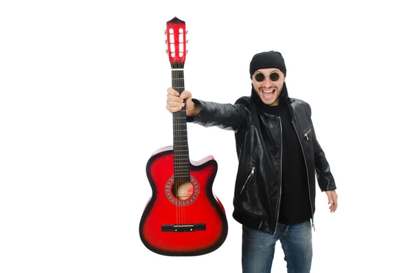 Guitarrista guapo — Foto de Stock