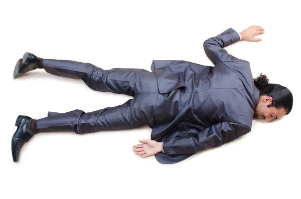 Businessman on the floor — Stock Photo, Image