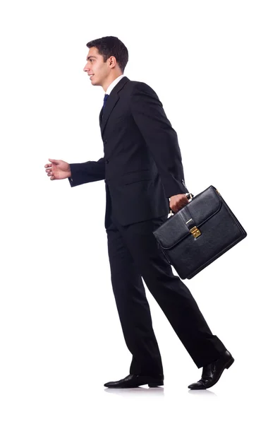 Empresário em traje formal isolado em branco — Fotografia de Stock