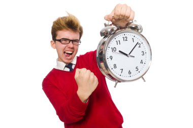 Öğrenci ile çalar saat