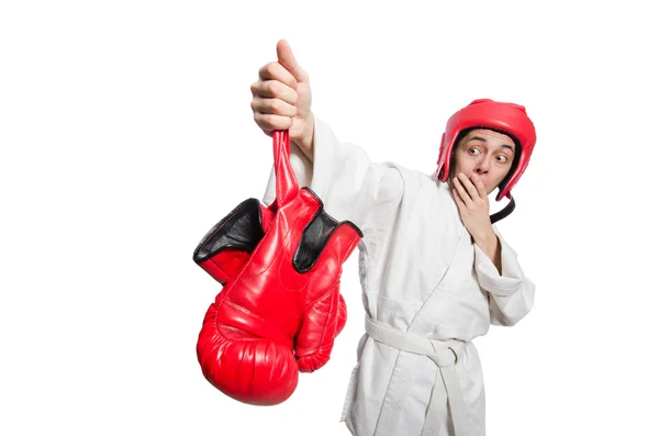 Man boxer isolerade — Stockfoto