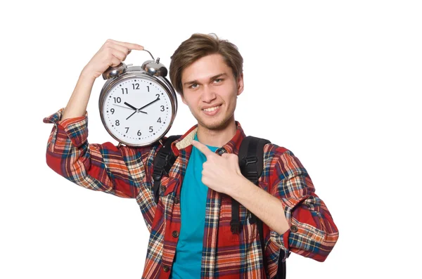 Angry student missing his deadlines — Stock Photo, Image