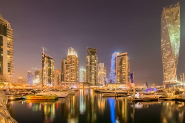Birleşik Arap Emirlikleri Dubai Marina bölgesinde