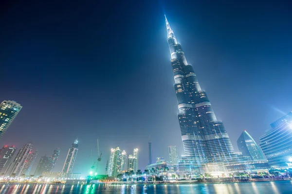 Burj Khalifa, budování — Stock fotografie