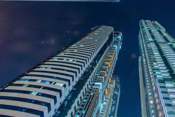 在滨海区，在阿联酋的迪拜摩天高楼 — 图库照片