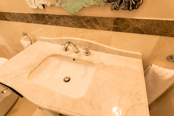 Modern elegant sink in bathroom — Stock Photo, Image