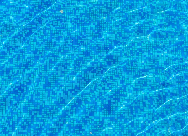 Texture of blue water in the pool — Stock Photo, Image