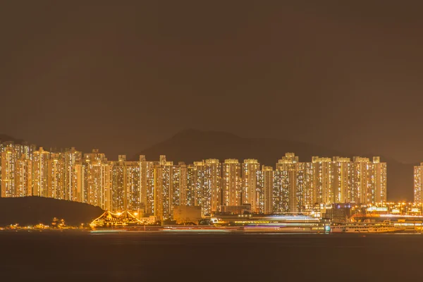 日没時の香港の景色 — ストック写真