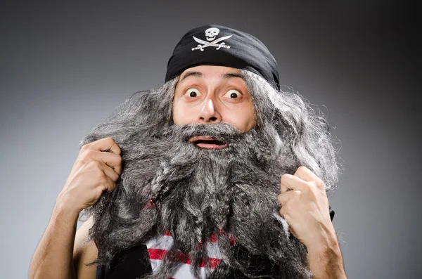 Man in pirate costume — Stock Photo, Image