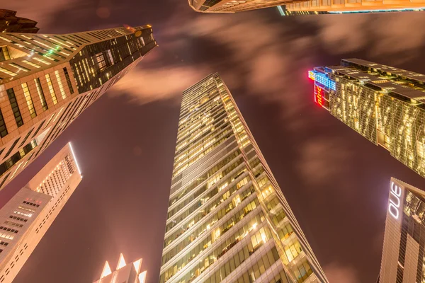 Edifícios de escritórios em Singapura, Singapura — Fotografia de Stock