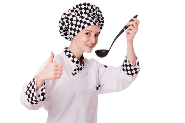 Cute Female chef — Stock Photo, Image