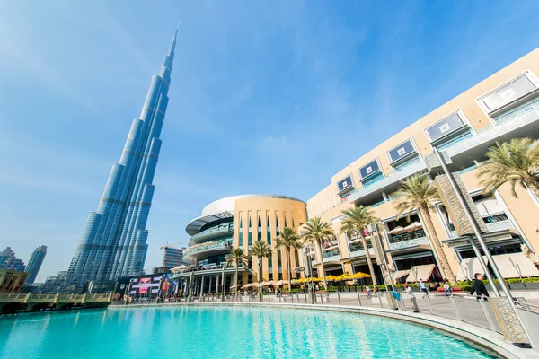 Burj Khalifa v Spojené arabské emiráty, Dubaj — Stock fotografie