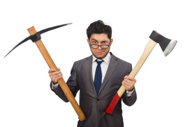 Genç işadamı bir araç holding