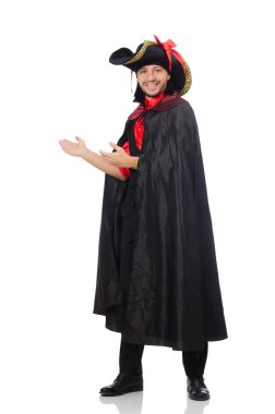 Karnaval montlu genç adam