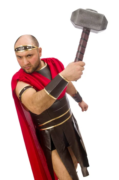 Gladiator med hammare — Stockfoto