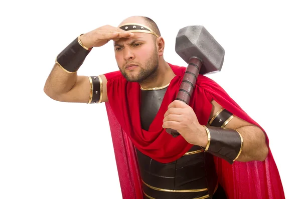 Gladiator med hammare — Stockfoto