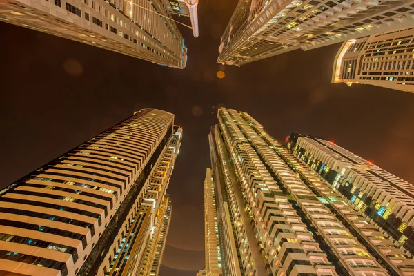 Tall residential buildings in Dubai — Stock Photo, Image