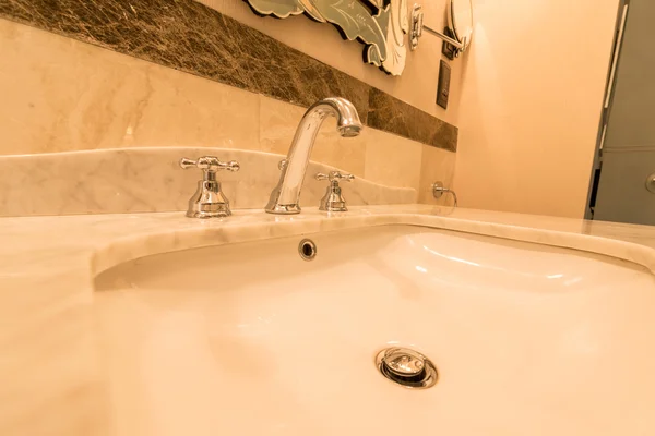 Modern elegant sink in bathroom — Stock Photo, Image