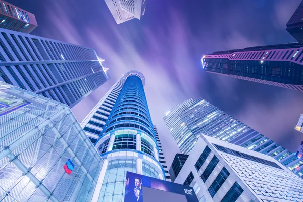 Singapur'da ofis binaları — Stok fotoğraf