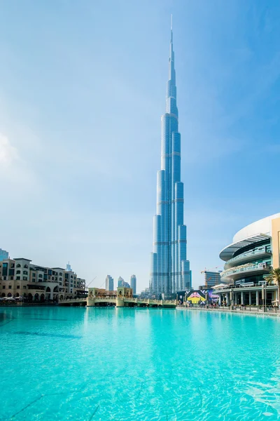 Burj Khalifa, Dubai . — Foto Stock