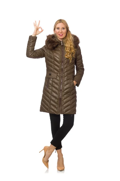 Mooie vrouw in winterkleding — Stockfoto