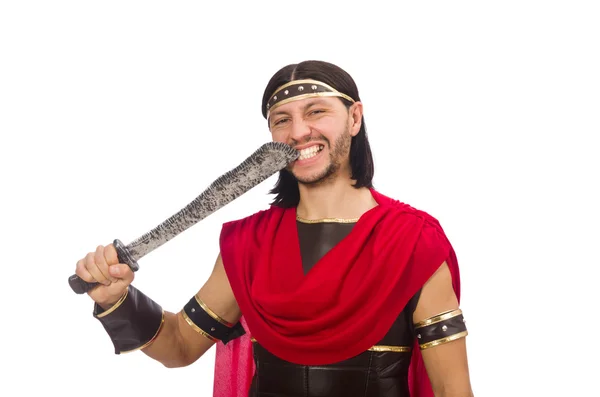 Gladiador com espada — Fotografia de Stock