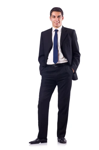 Empresário em traje formal isolado em branco — Fotografia de Stock