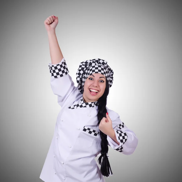 Young female cook — Stock Photo, Image