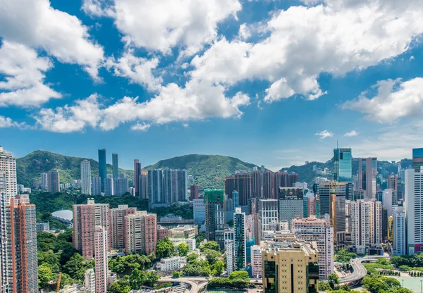 Vista de Hong Kong durante el día soleado — Foto de Stock