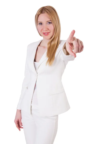 Elegant blond businesslady — Stock Photo, Image