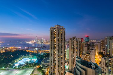 Hong Kong manzarası