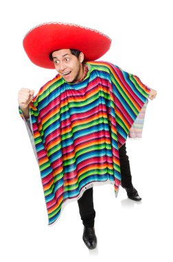 Komik Meksika giyen panço