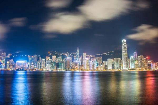 Hong Kong durante le ore del tramonto — Foto Stock