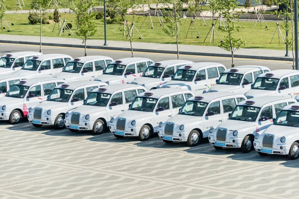 Taxis de Londres en BAKU — Foto de Stock