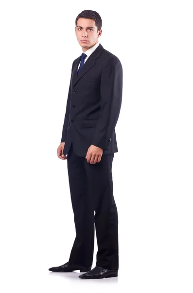 Uomo d'affari in abbigliamento formale isolato su bianco — Foto Stock