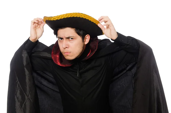 Young man wearing tricorn — Stock Photo, Image