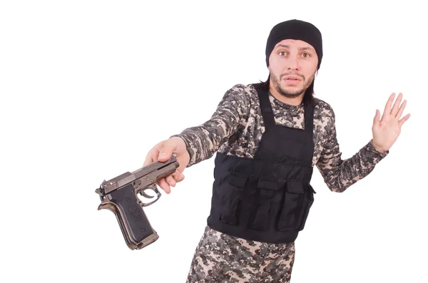 Rendirse hombre en uniforme militar —  Fotos de Stock