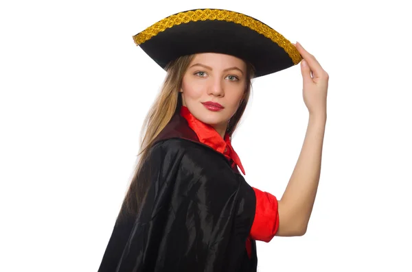 Mooi meisje in Carnaval kleding — Stockfoto