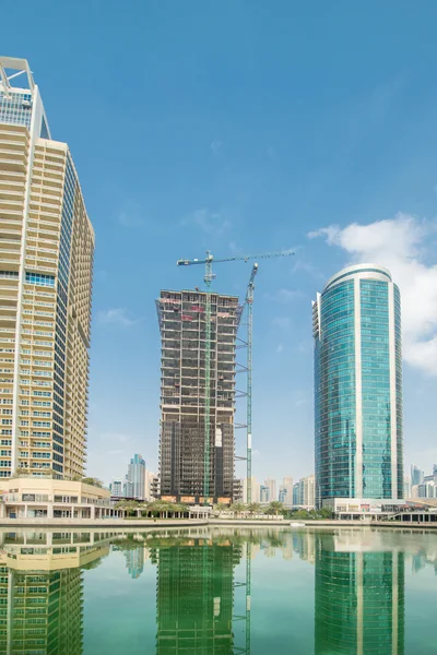 Mrakodrapy v sanfranciské čtvrti Marina, Dubaj, SAE — Stock fotografie