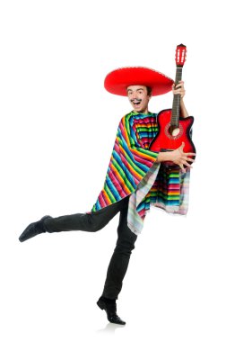 Komik Meksika giyen panço