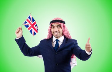 Degrade karşı Arap iş adamı 