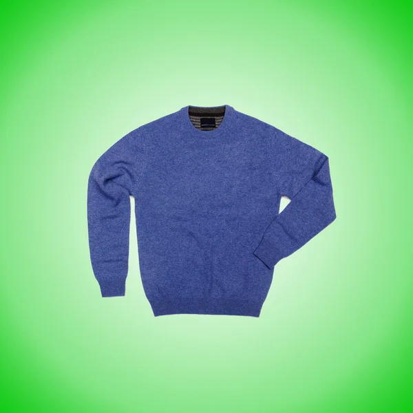 Male sweater against the gradient — Stock Photo, Image