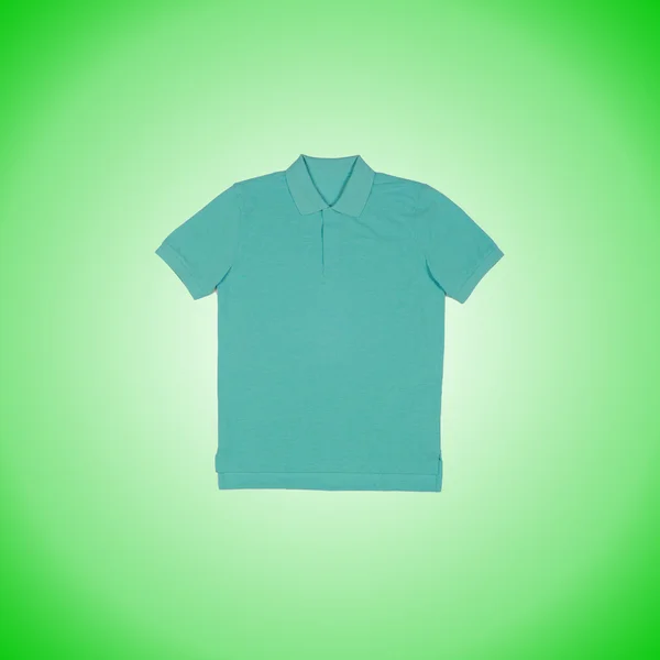 T-shirt maschile contro il gradiente — Foto Stock