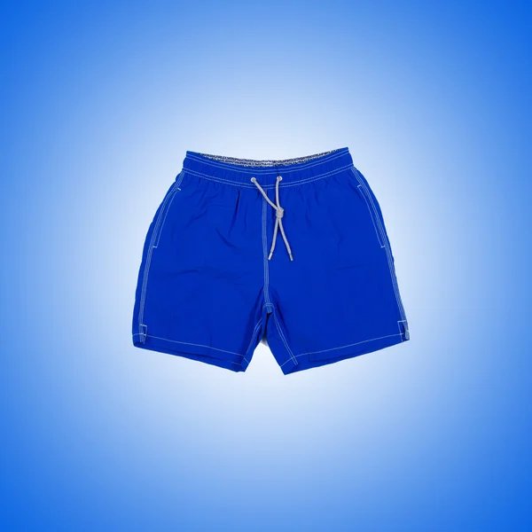 Blå hane shorts — Stockfoto