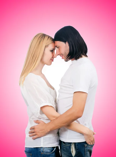 Pair of man and woman in love — Stock Photo, Image